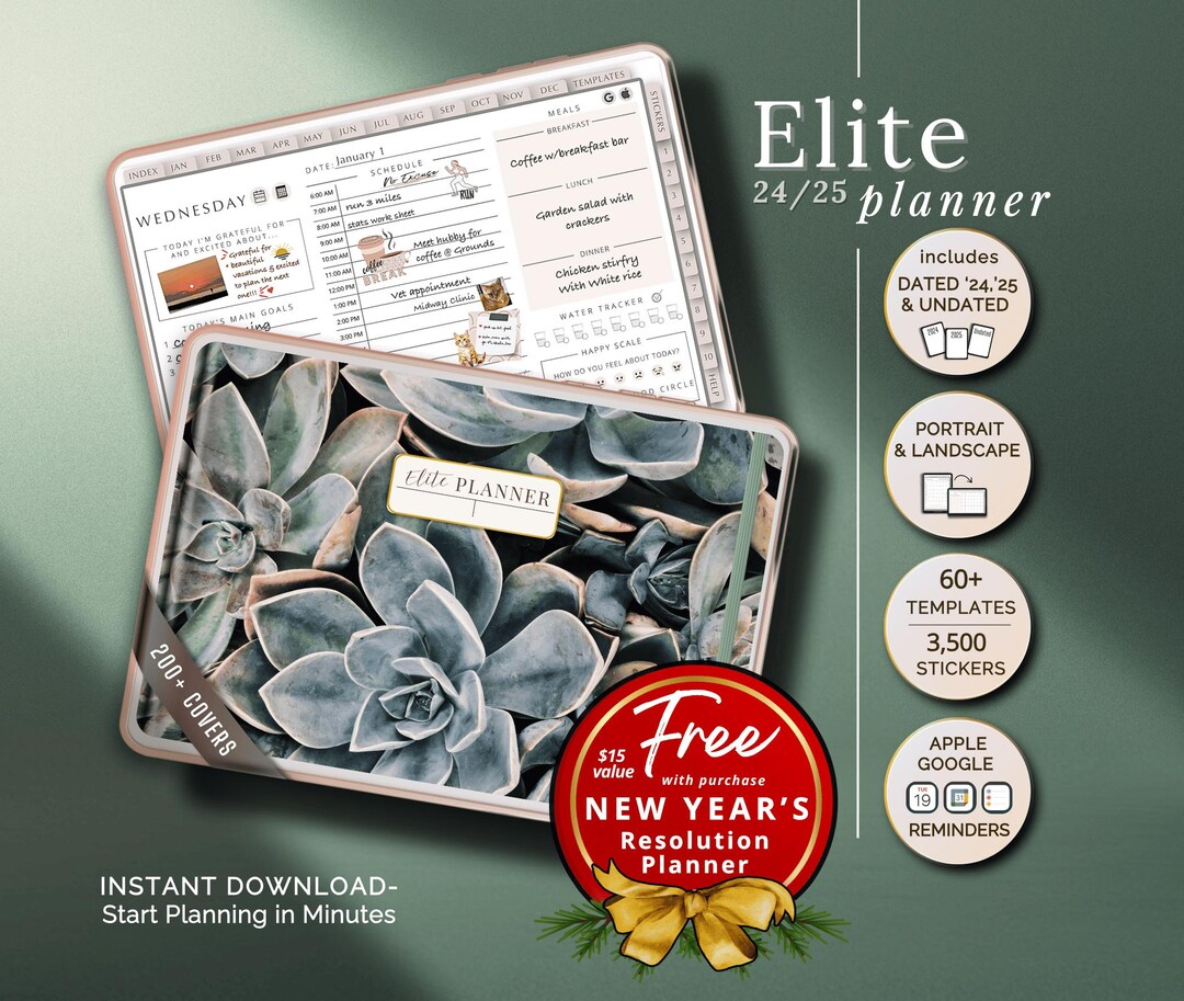 2025 Goodnotes Digital Planner Template for Ipads Android Tablets and ...