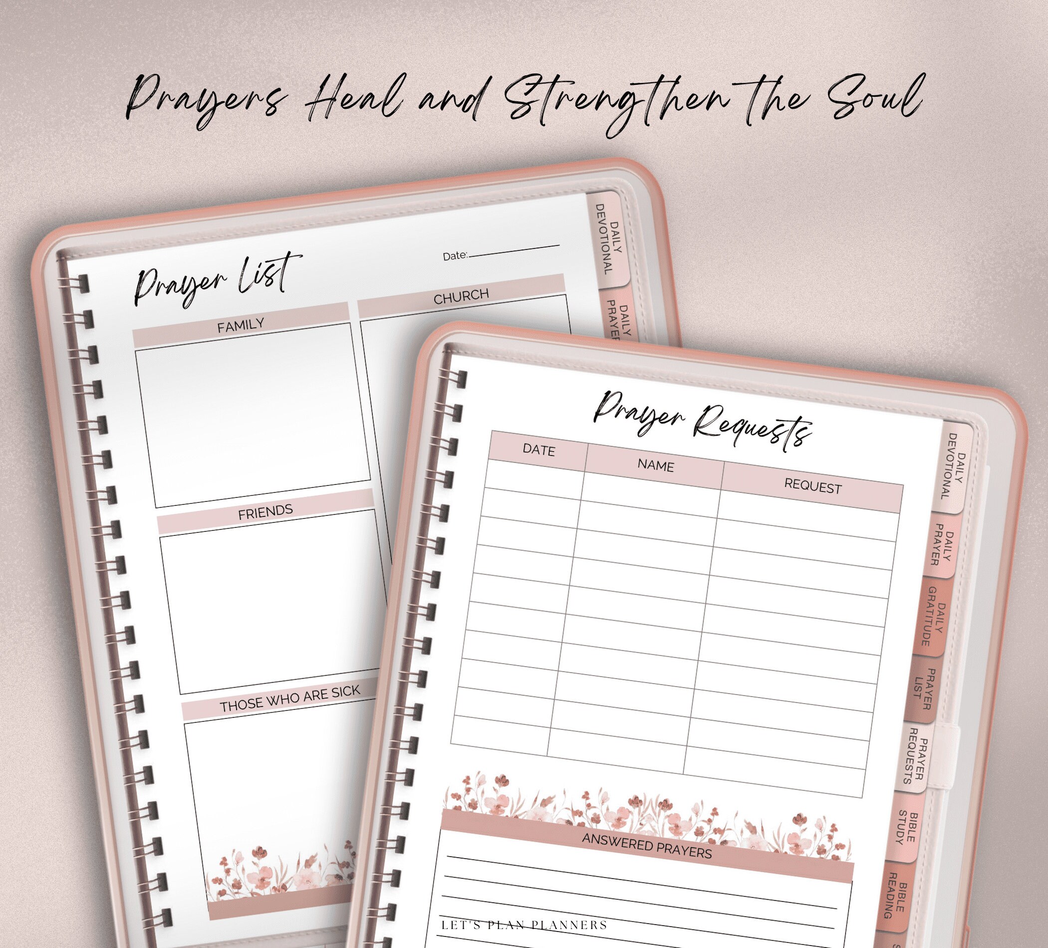 Prayer Journal Goodnotes iPad and Notability Digital Planner Bible ...
