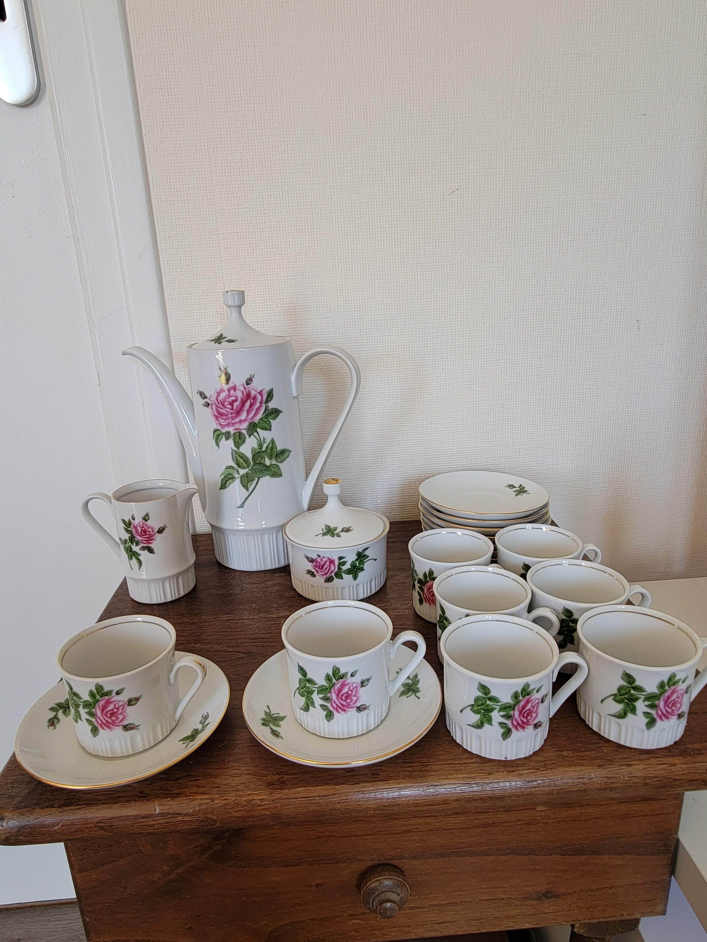 Vintage Kahla Atelier Design Set à Café