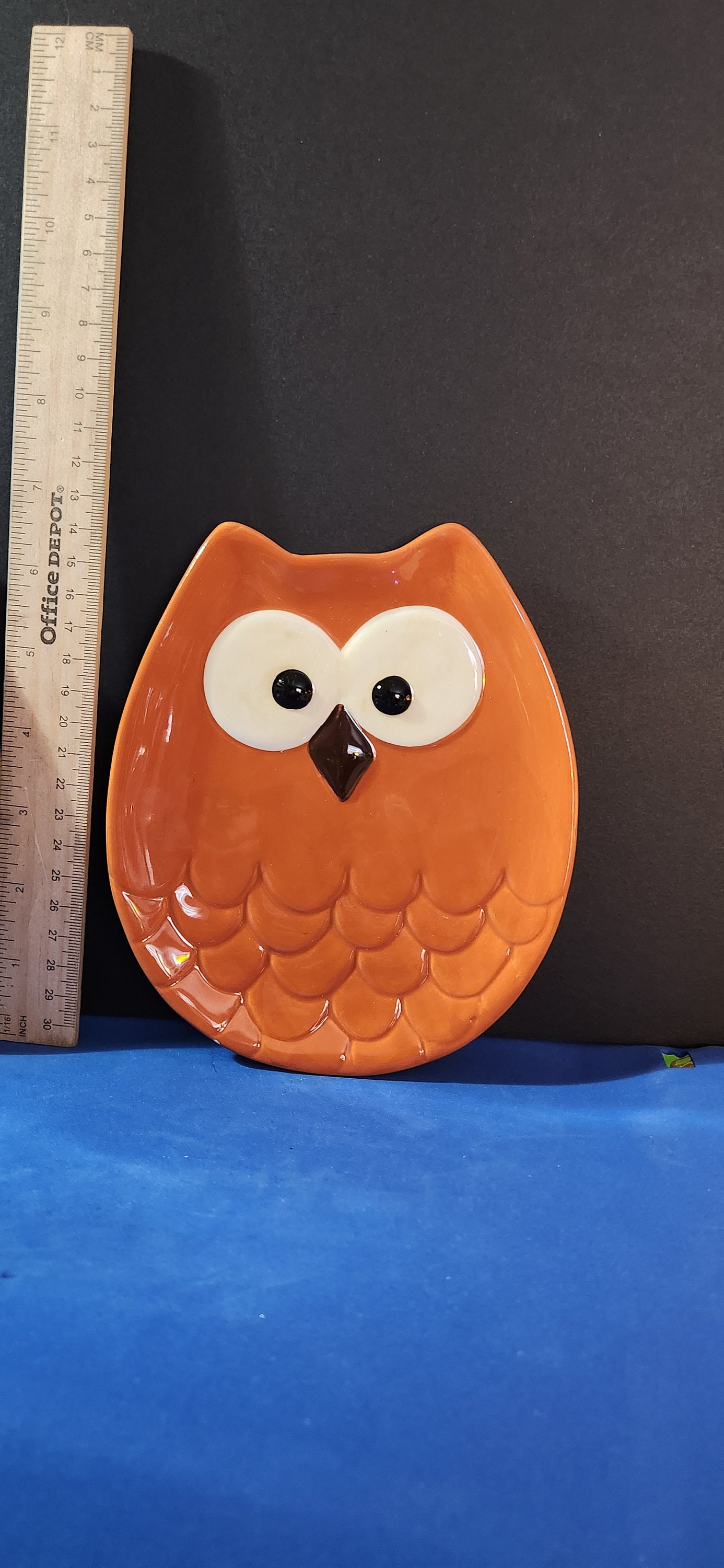 Corningware Corelle Owl Plate/ Spoon Rest Etsy