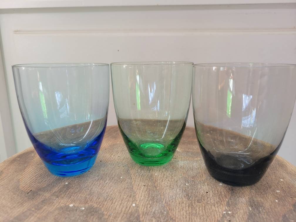 Verres à Boire Vintage Français - Ensemble de 3