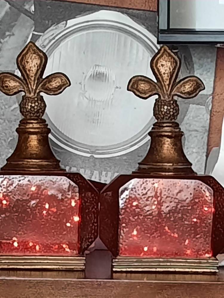 Bouteilles Décoratives Rouges avec Bouchons de Style Fleur Lis