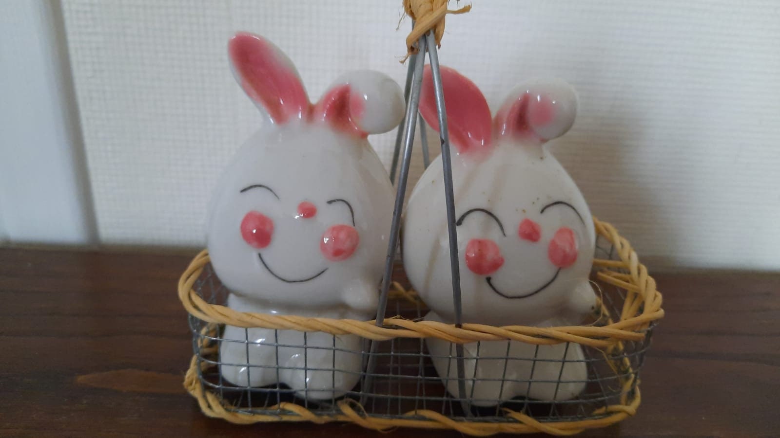 Lapin Vintage Salt & Pepper Shakers