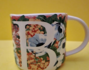 Monogrammed  coffee mug by ANTHROPOLOGIE