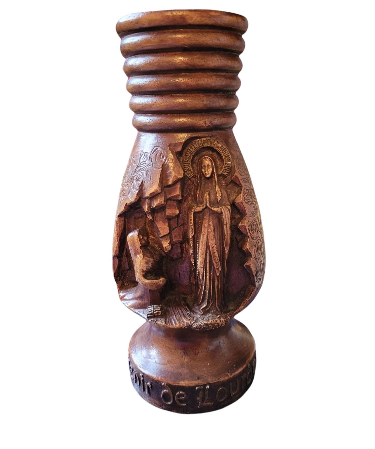Souvenir de Lourdes Vase