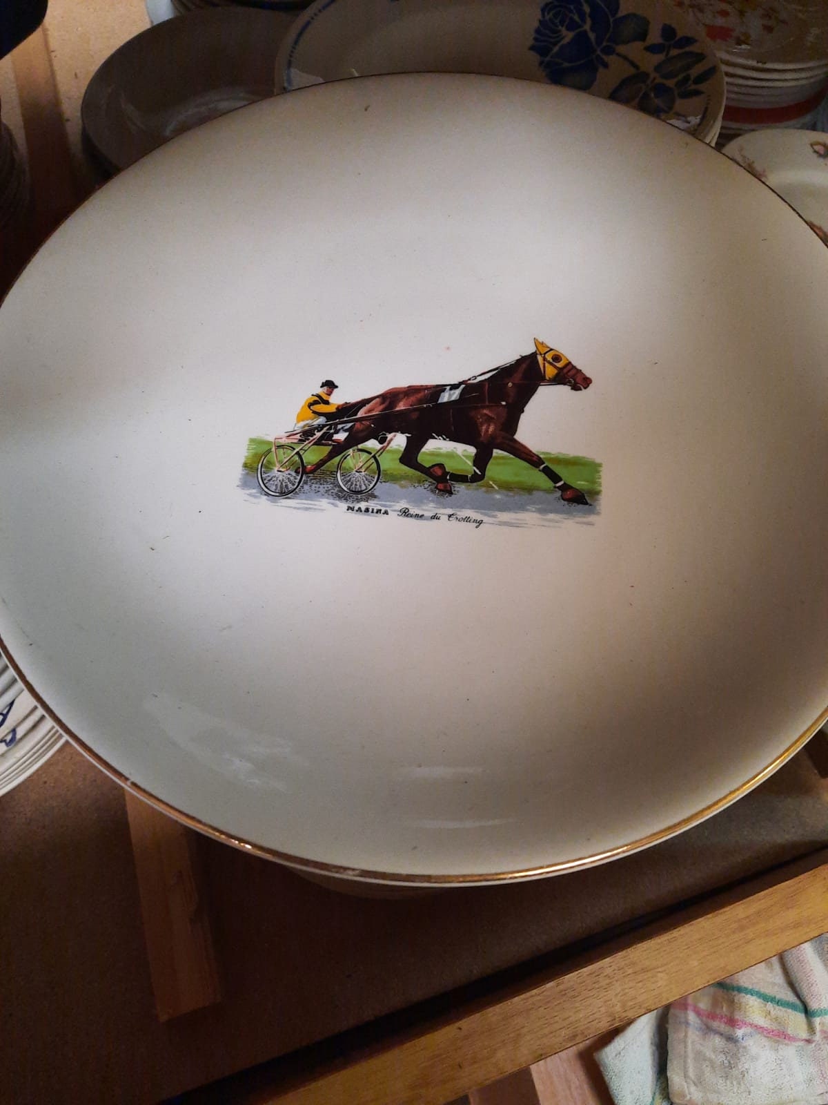 Nasima Horse Platter Reine Du Trotting