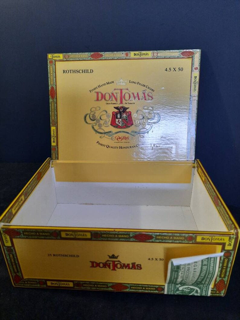 3 Empty Cigar Boxes Etsy