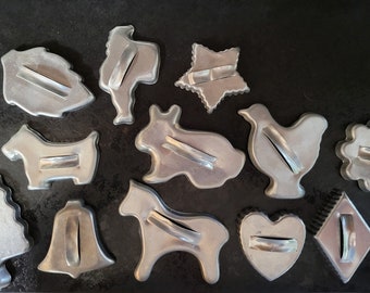 Vintage Metal Cookie Cutters