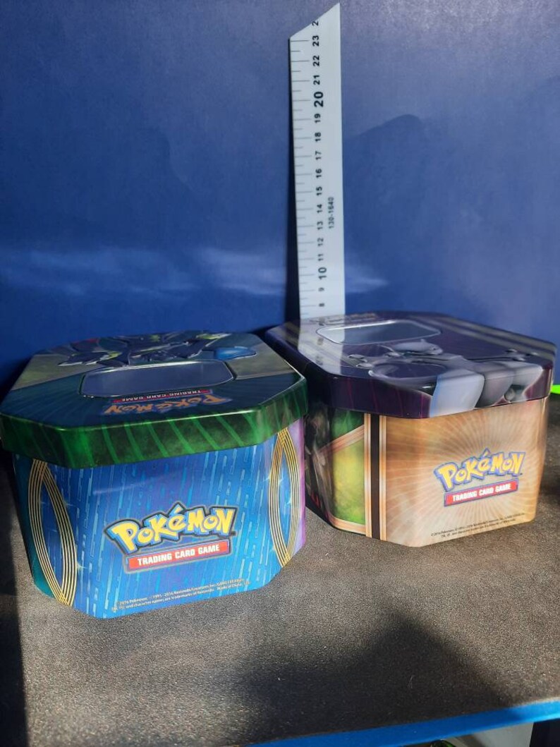 Empty Pokemon 2 X Empty Pokemon Trading Card Tins (2016) - Etsy