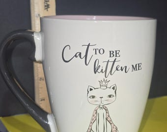 10 Strawberry Street Xtra Large Ceramic Cat Coffee or Soup Mug - Etsy