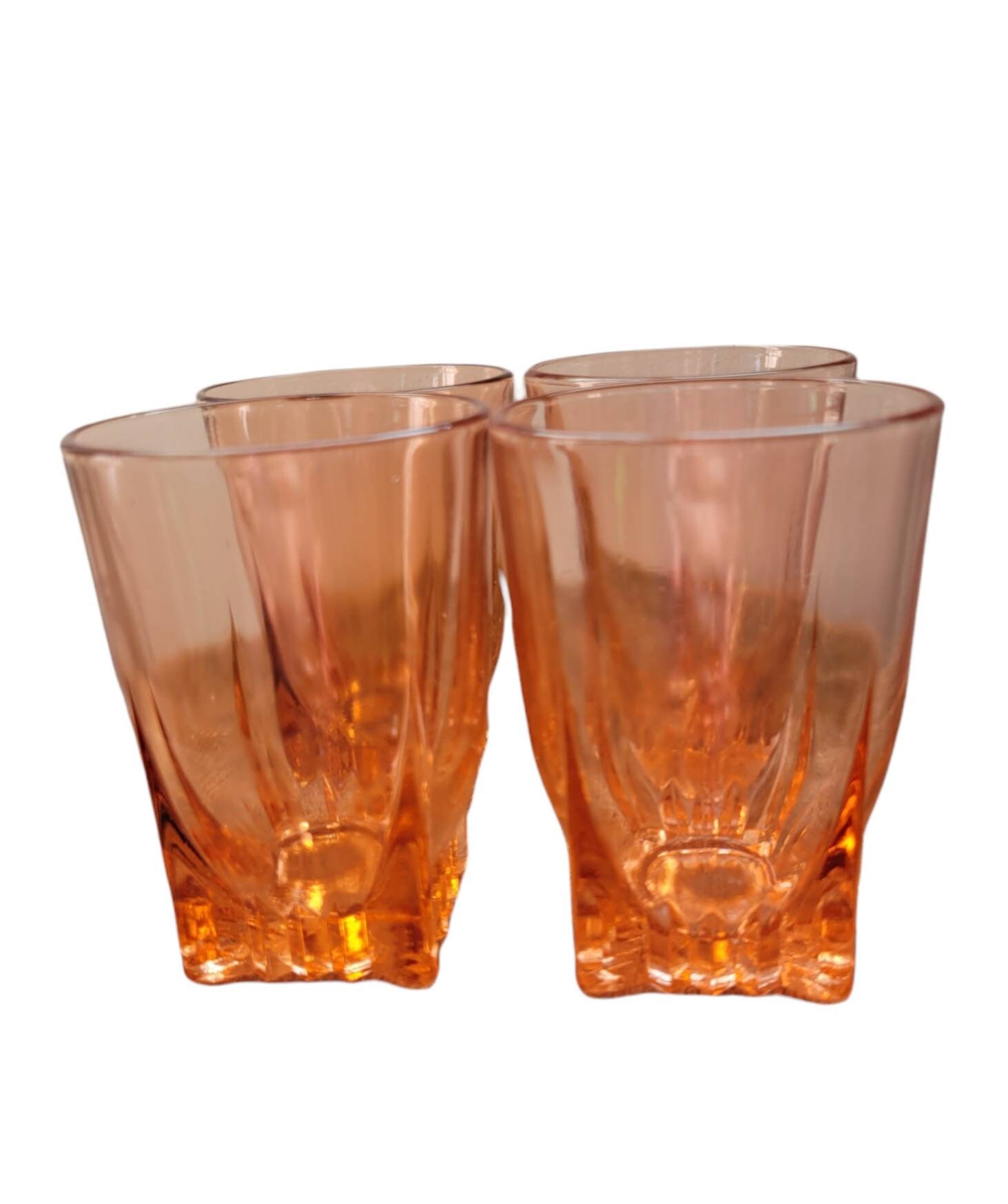 Verres à Boire Vintage Pink, Ensemble de 4