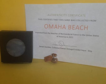 Sand from Normandy Beaches