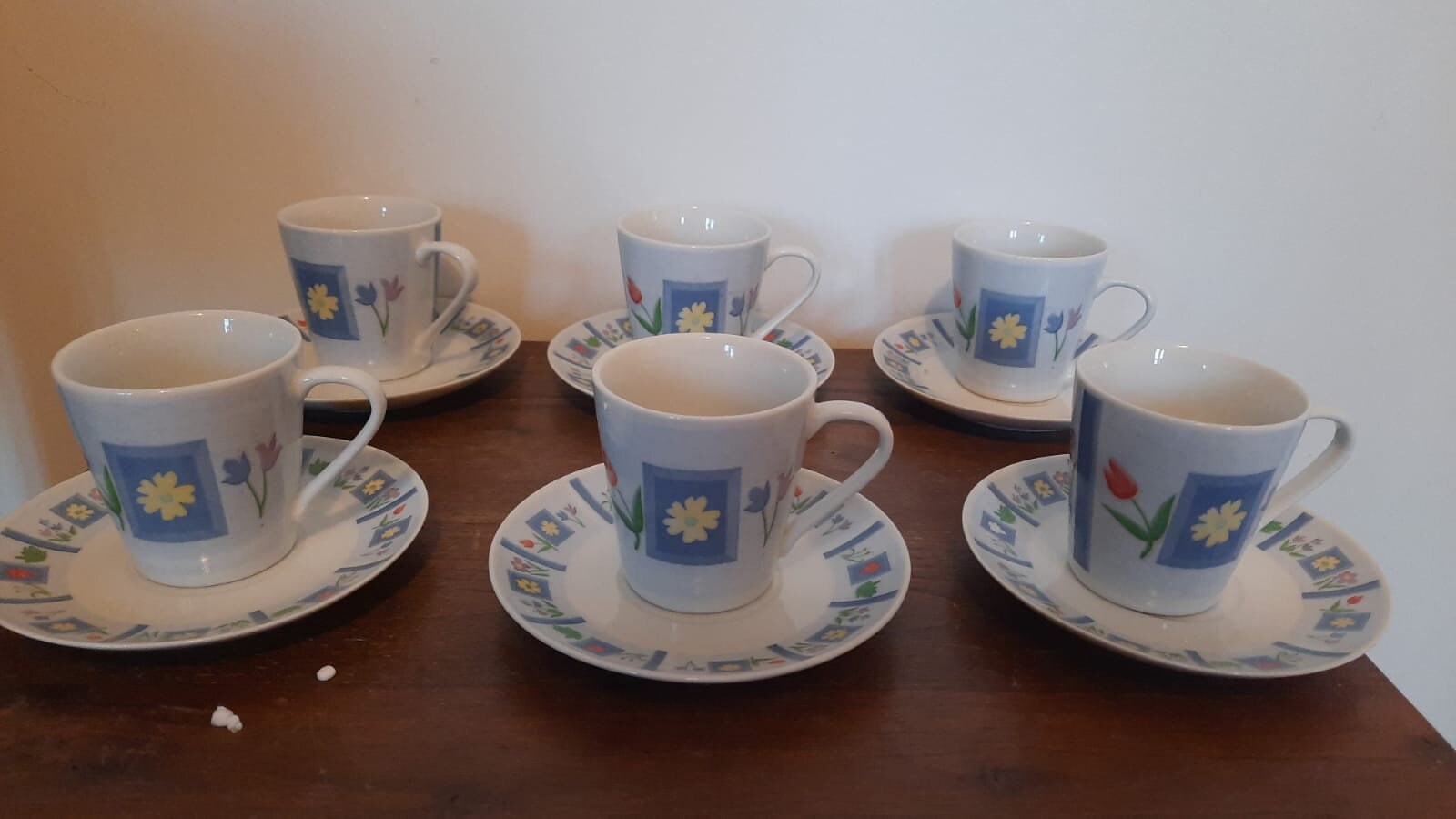 Vintage 12Pc Espresso Set - Porcelaine