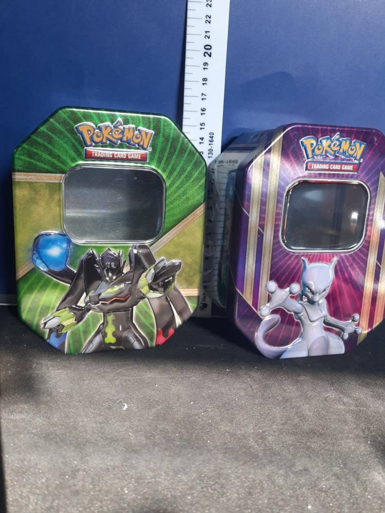 Empty Pokemon 2 X Empty Pokemon Trading Card Tins (2016) - Etsy