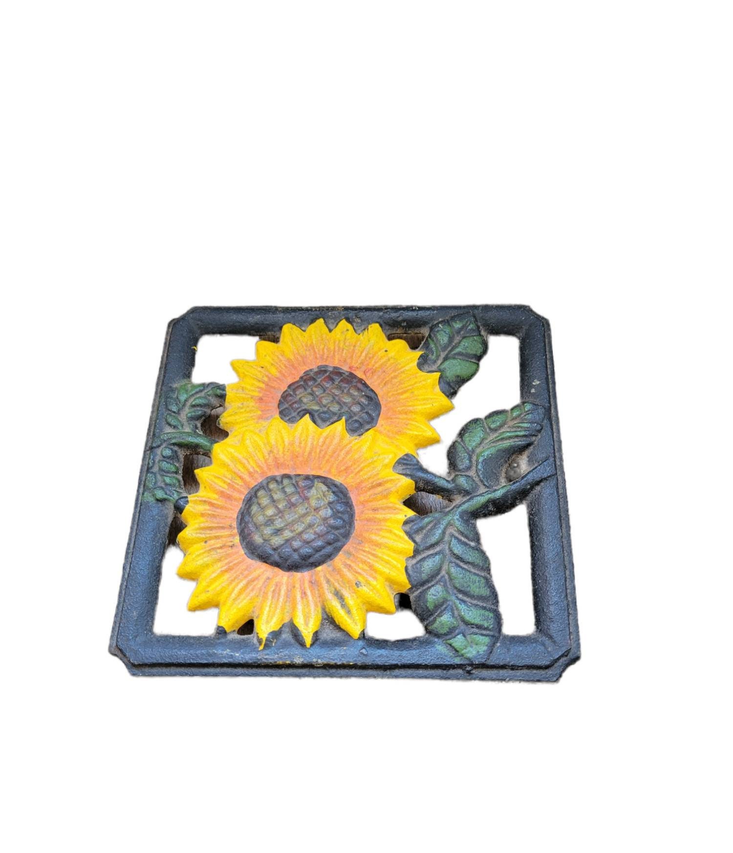 Trivet de Tournesol en Fonte