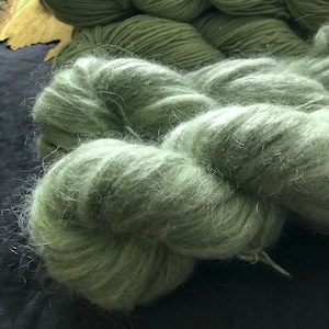 Mohair et soie, lace, La cumulus, hibiscus