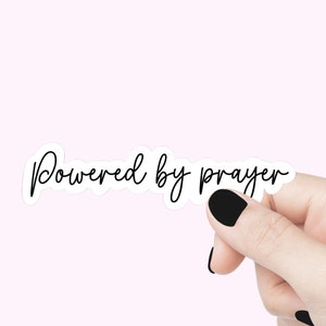 Sticker citation de prière Sticker motivant pour ordinateur portable Stickers bouteille d'eau gobelet Stickers citation religieuse Sticker bible de dieu