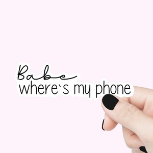 Autocollants de citation en vinyle, bébé, où est mon téléphone, autocollants de bouteille d'eau de bébé, décalcomanies motivantes pour ordinateur portable, décalcomanie pour pare-chocs, autocollants pour verres