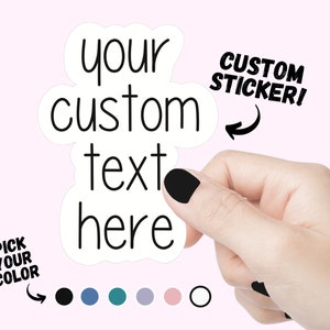 Sticker citation personnalisée, sticker bouteille d'eau, sticker personnalisé pour ordinateur portable, sticker nom d'enfant personnalisé, autocollant de verre, votre texte ici sticker