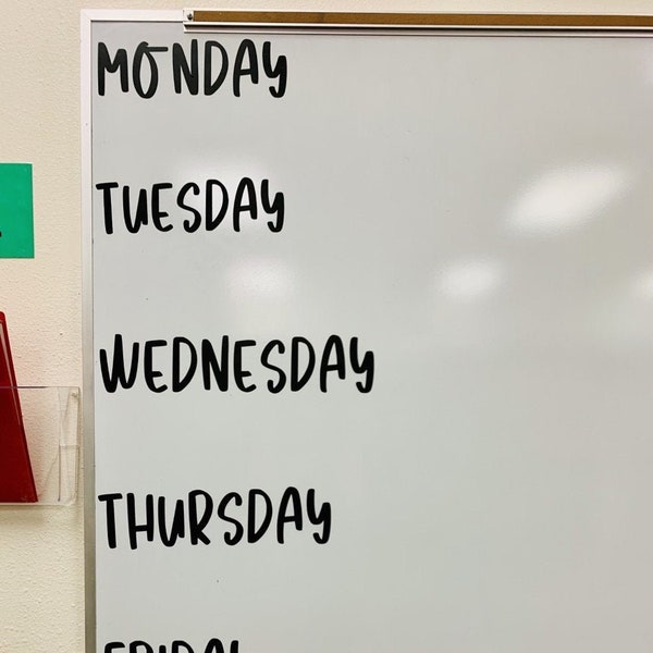 Whiteboard Decals Etsy