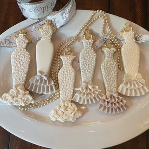 Wedding Shower Cookies or Bridal Shower Favors - delicious sugar cookies