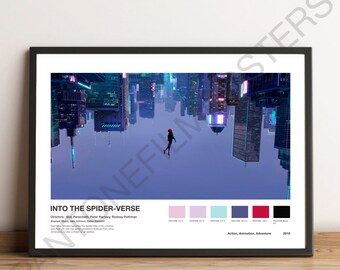 Spider-Man: Into the Spider-Verse - Colour Swatch Print - Size A3 - UNFRAMED
