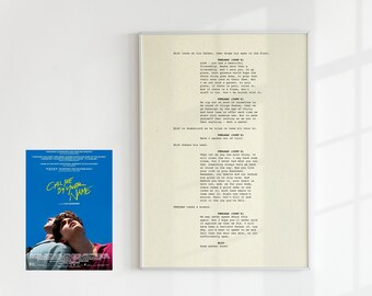 Call Me By Your Name Quotes Etsy Uk