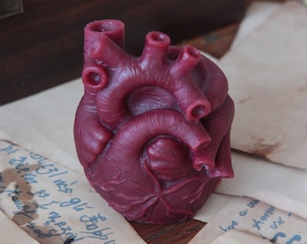 Candela a forma di cuore di Davy Jones - Regalo oscuro, gotico, stregoneria, decorazione per la casa