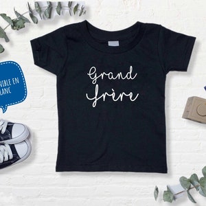 Annonce de grossesse, Grand Frère T-Shirt, Bientôt Grand Frere, Big Brother T-shirt, Chandail Grand Frère, Annonce grossesse grand-parents