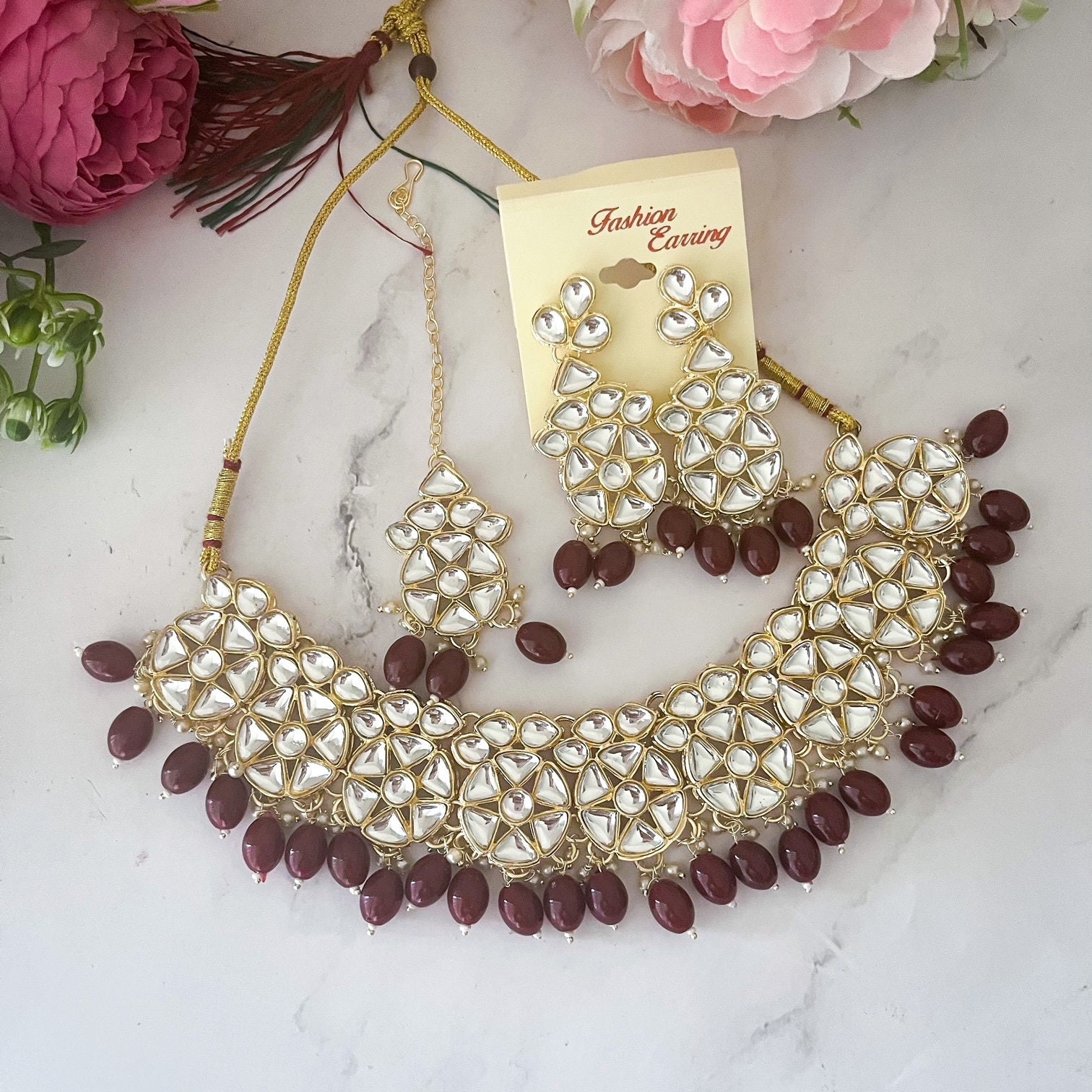 Maang Tikka Set Etsy Canada