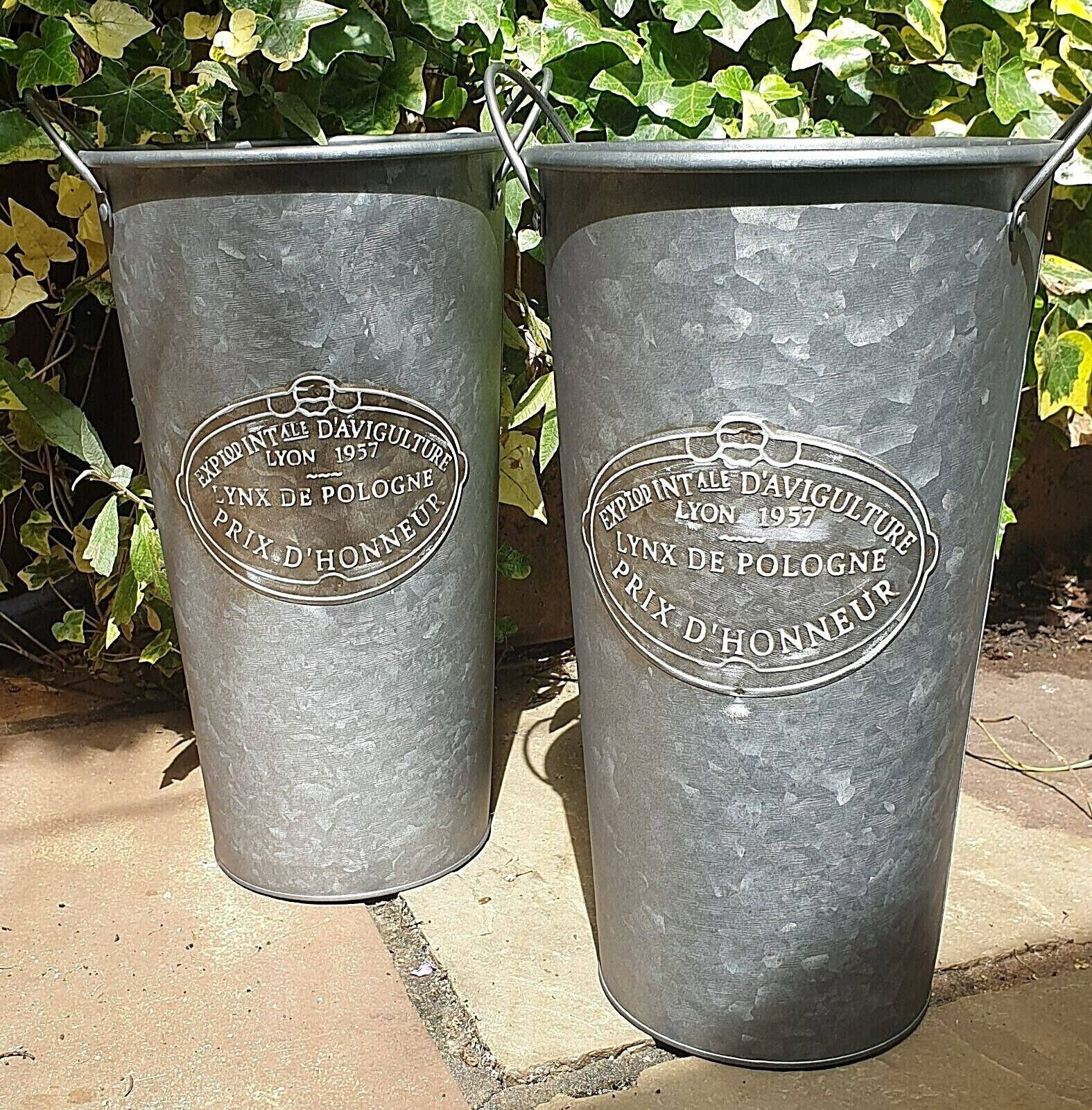 Tall Metal Bucket - Etsy UK