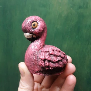 Pink Flamingo Small Resin Statue, Pink Flamingo, Resin, Statue, Flamingo Statue
