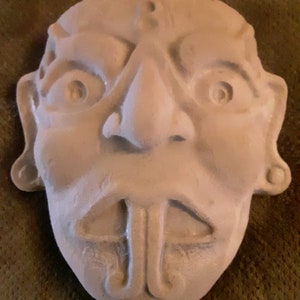 Mayan Face Replica Concrete Plaque, Mayan Replica, Mayan, Mayan Face, Mayan Plaque, Concrete Plaque, Concrete Statue
