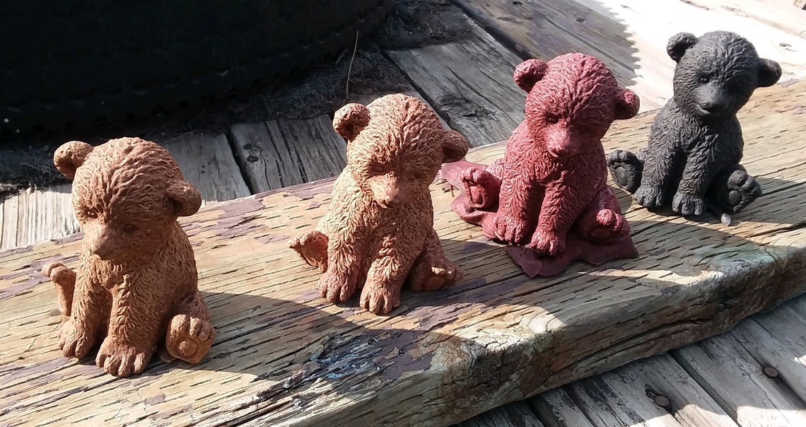 Teddy Bear Concrete Statue, Concrete, Bear Statue, Teddy Bear Statue