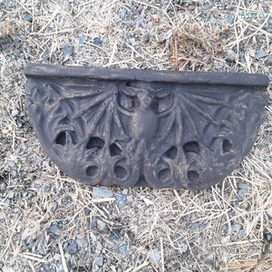 Bat Concrete Plaque, Bat, Halloween Decoration, Plaque, Concrete Plaque