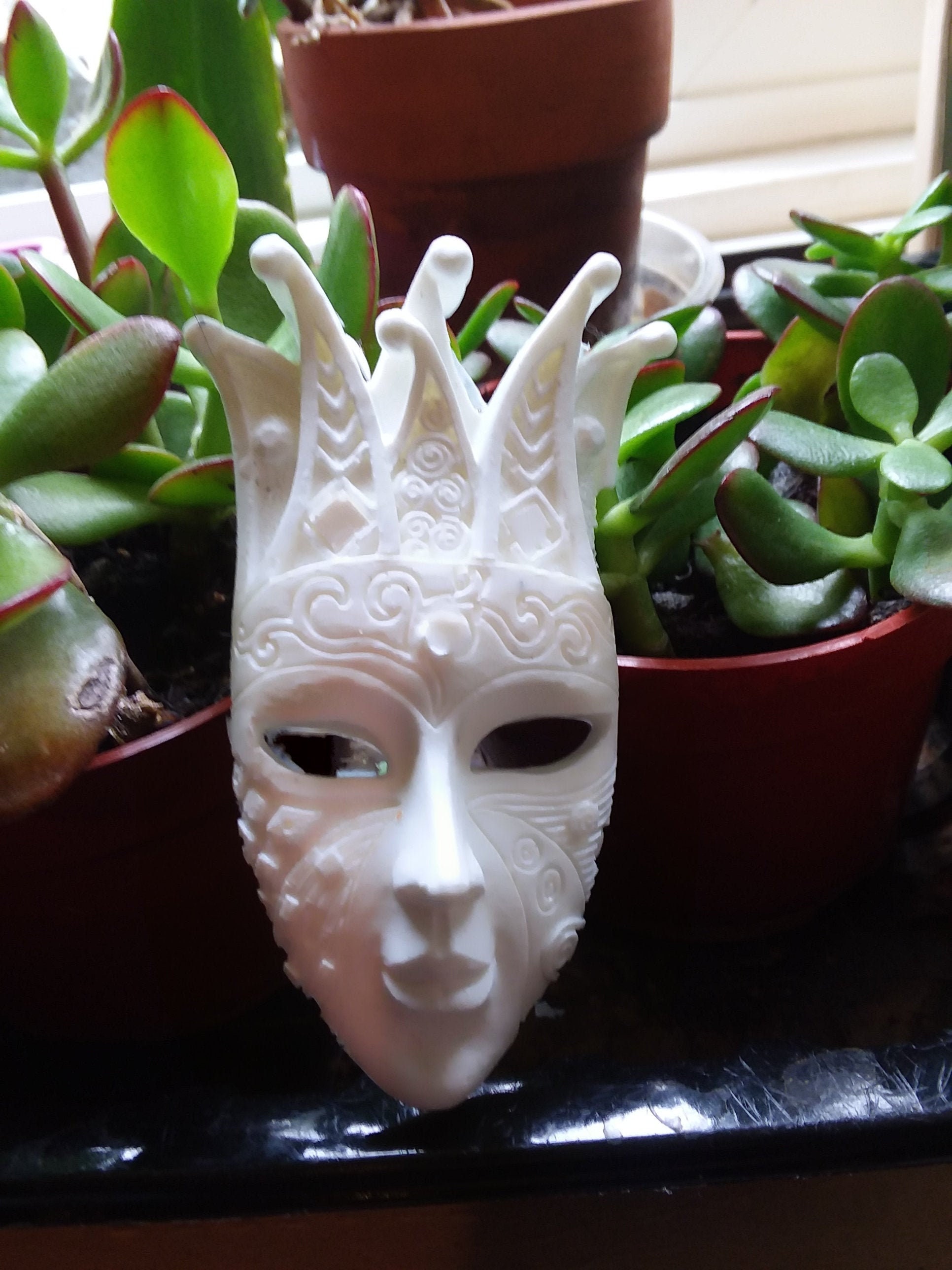 Jester Resin Mask Wall Hanging Resin Statue Home Decor Etsy