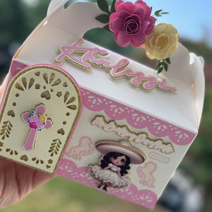 Cielito Lindo Mi Bautizo - Baptism Papel Picado Charro Gable box