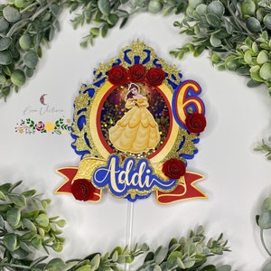Princess Belle Cake Topper Beauty and the Beast