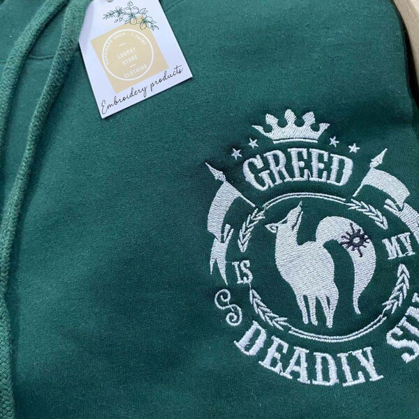 Custom Embroidery Logo Sweatshirts Etsy