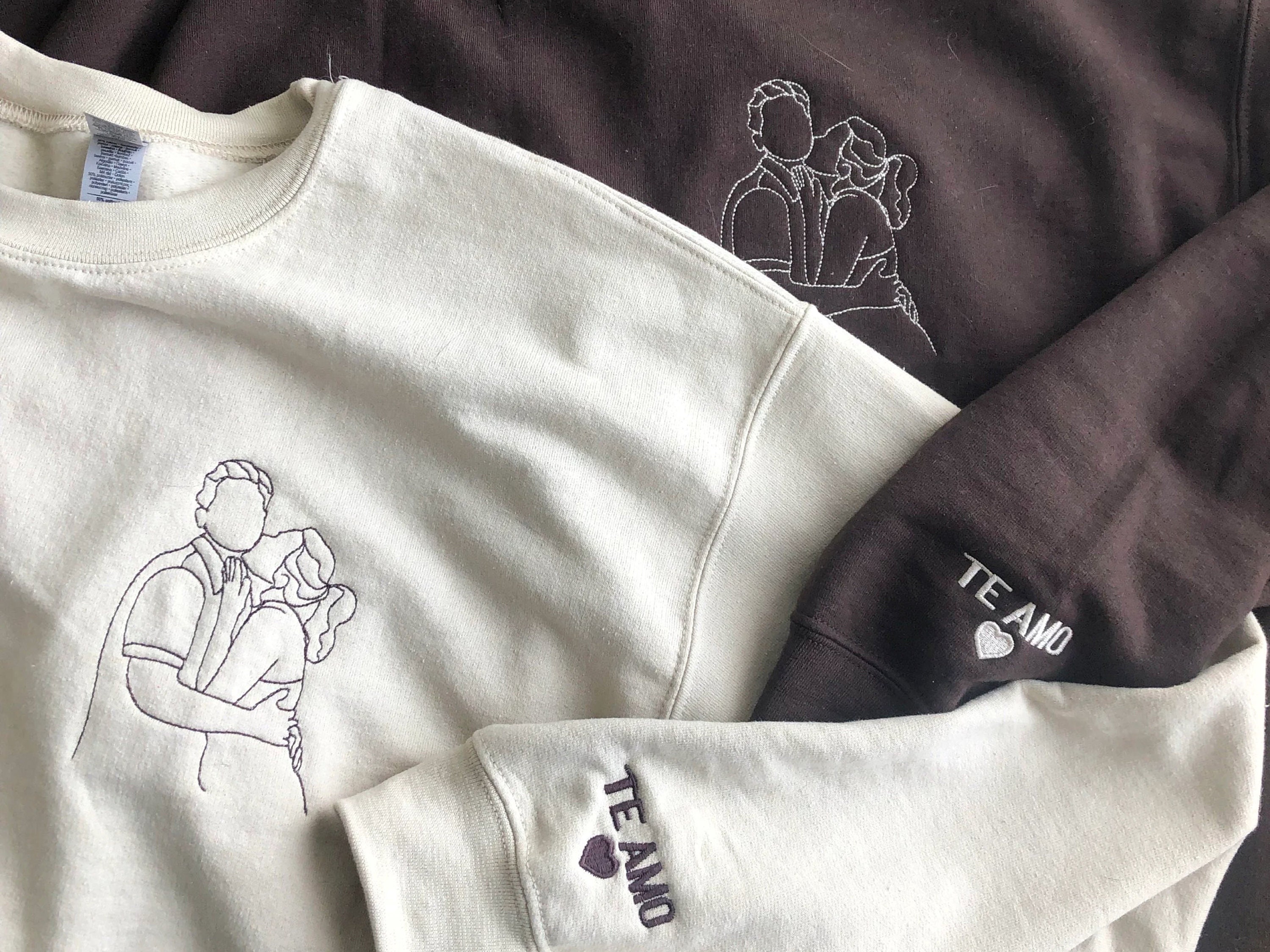 Custom Embroidered Sweatshirt - Etsy