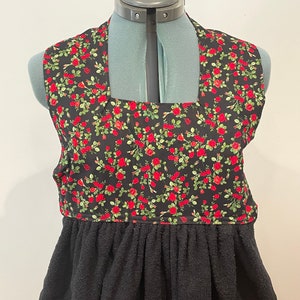 Wipe My Hands Red Roses Apron