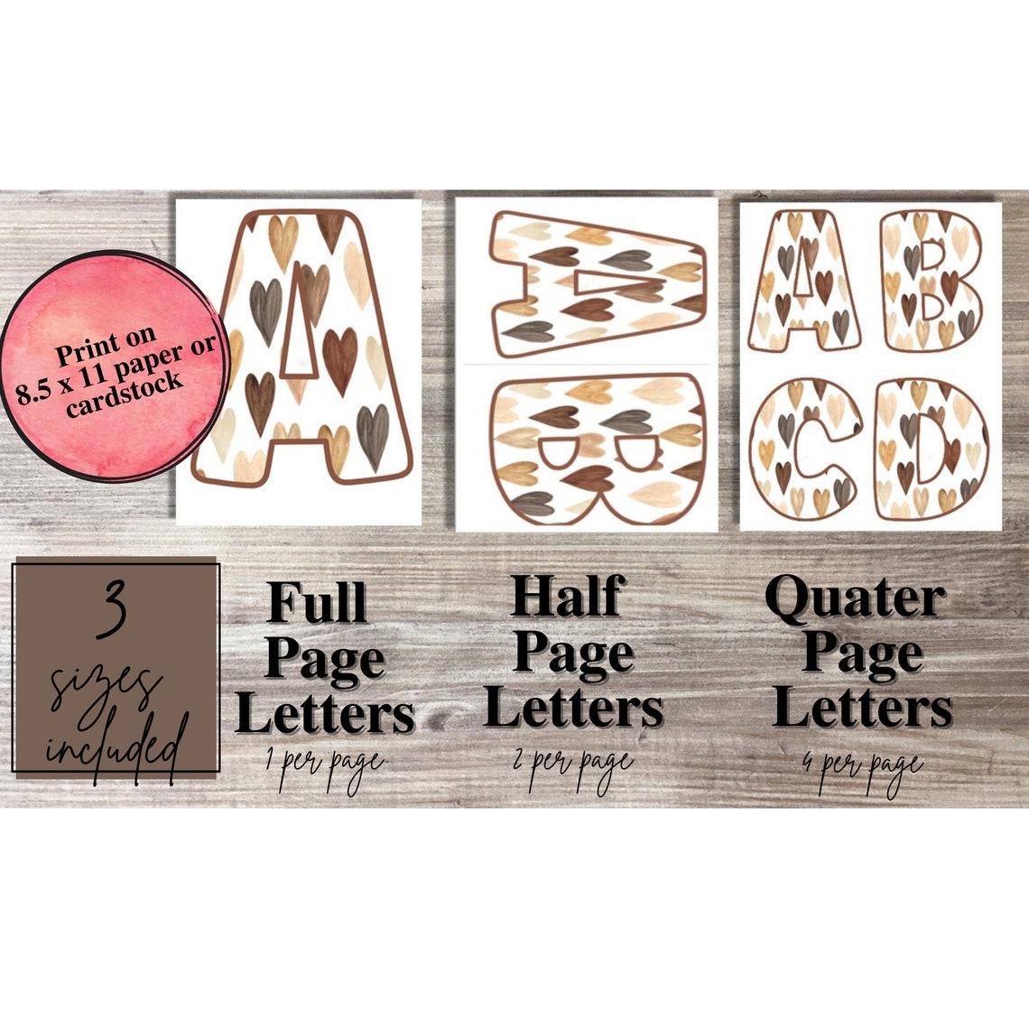 Print and Cut Bulletin Board Letters All Are Here Theme