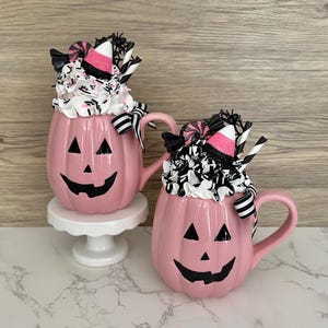 Pink Pumpkin Large Mug