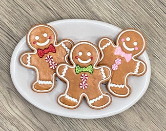 Faux Large Gingerbread Man Cookie