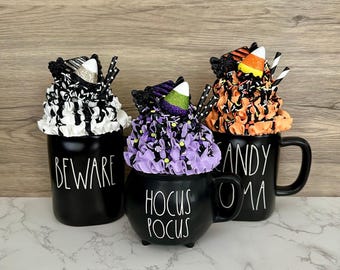 Trick or Treat Candy Corn Large Mug Topper