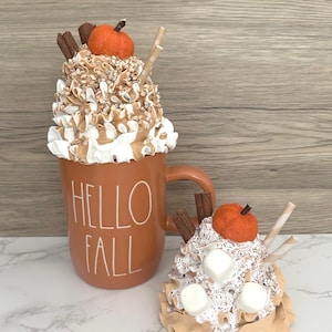 Pumpkin Spice Large Mug Topper