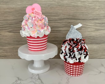Mini Valentine Candy Cupcake