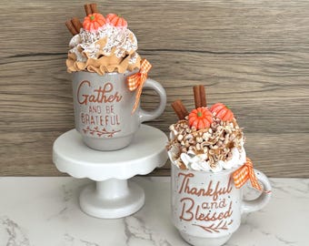 Fall Pumpkin Spice Mini Mugs
