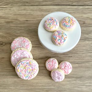 Faux Pink Sugar Cookie Set