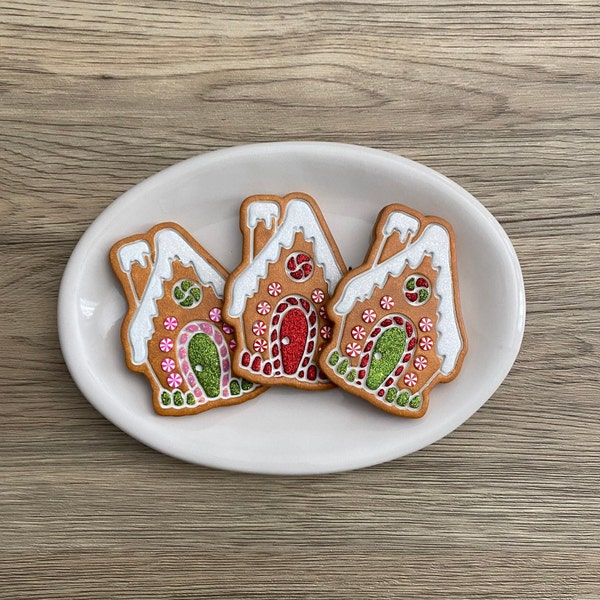 Faux Large Gingerbread House Cookie